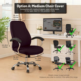 Plum Noir chair cover, coverage and construction view 9. Selected cover option only; chair and accessories not included.
