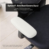 Cloud Dancer chair cover, coverage and construction view 15. Selected cover option only; chair and accessories not included.