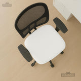 Cloud Dancer chair cover, coverage and construction view 18. Selected cover option only; chair and accessories not included.