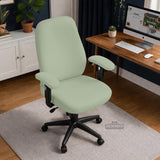 Jade chair cover, coverage and construction view 7. Selected cover option only; chair and accessories not included.