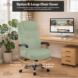 Jade chair cover, coverage and construction view 11. Selected cover option only; chair and accessories not included.