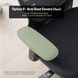 Jade chair cover, coverage and construction view 15. Selected cover option only; chair and accessories not included.