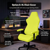 Wasabi chair cover, coverage and construction view 11. Selected cover option only; chair and accessories not included.