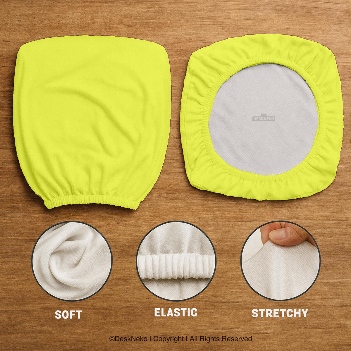 Wasabi chair cover, coverage and construction view 15. Selected cover option only; chair and accessories not included.