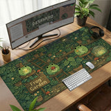 Frog garden deskmat
