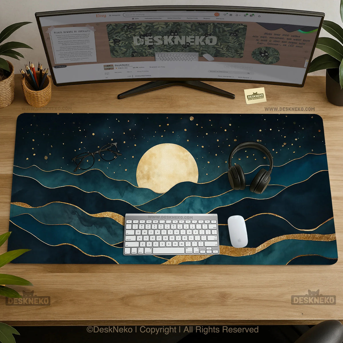 Moonrise desk mat