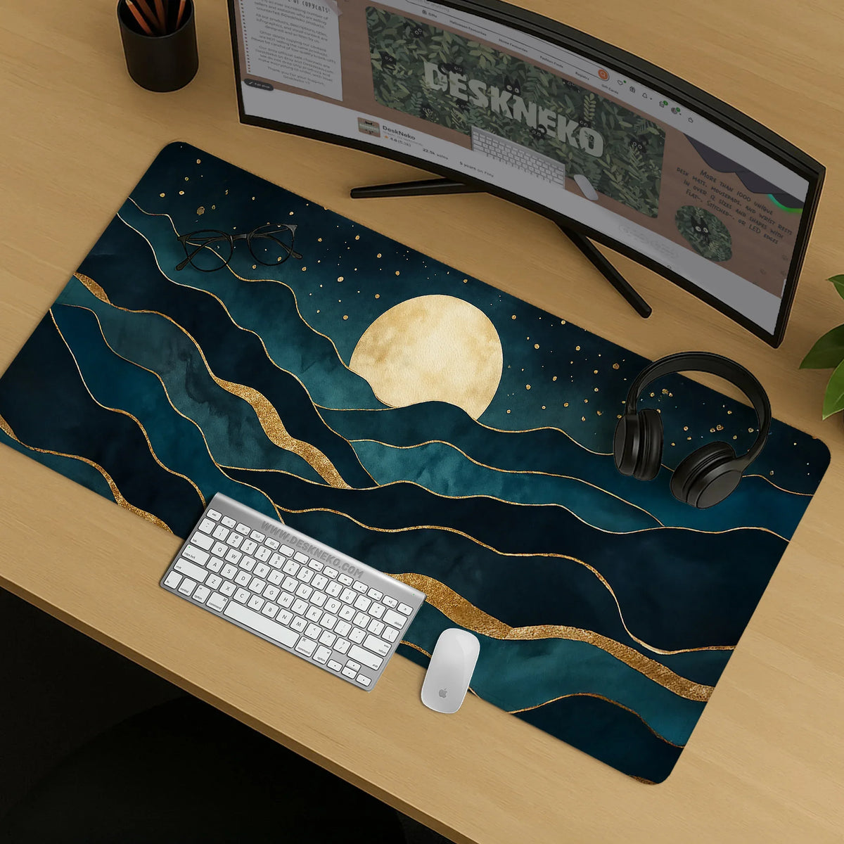Moonrise desk mat