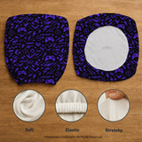 Purple chair cover