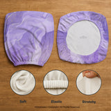 Purple marble chair cover