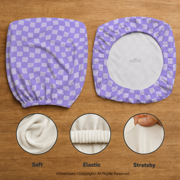 Purple Chair Cover - Deskneko