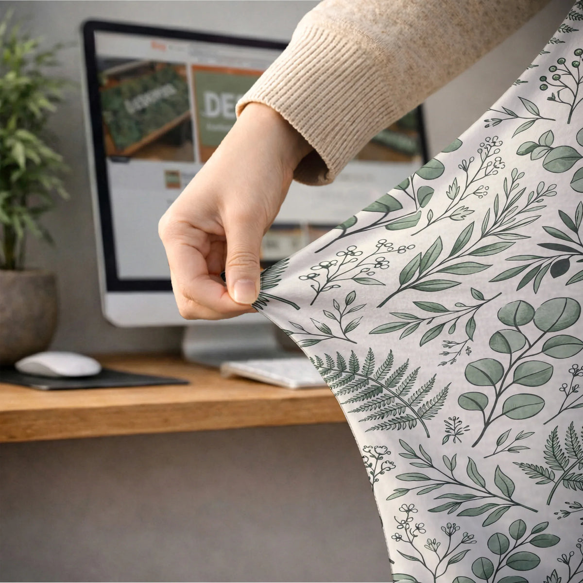 Fern chair cover