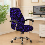 Purple chair cover