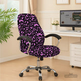 Black & pink chair cover