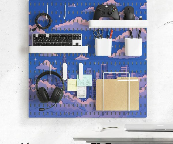 Anime Pegboard Organizer - Deskneko