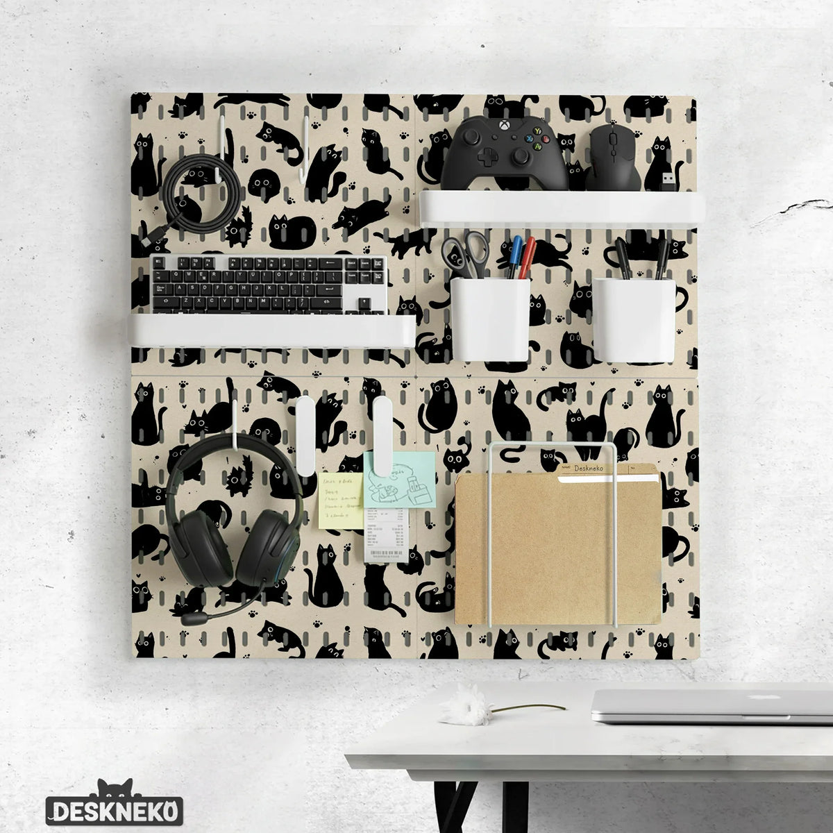 Black cats pegboard