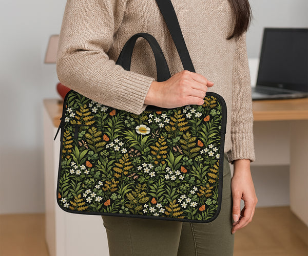 Wildflower Laptop Sleeve & Bag - Laptop Sleeve - Deskneko - Laptop Sleeves & Bags