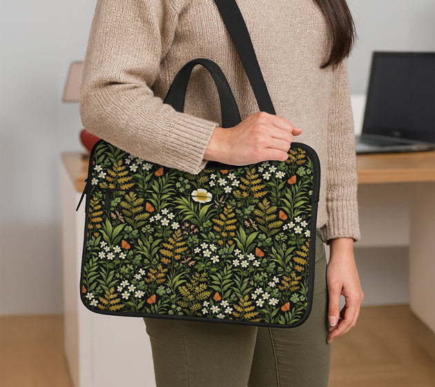 Wildflower laptop sleeve & bag