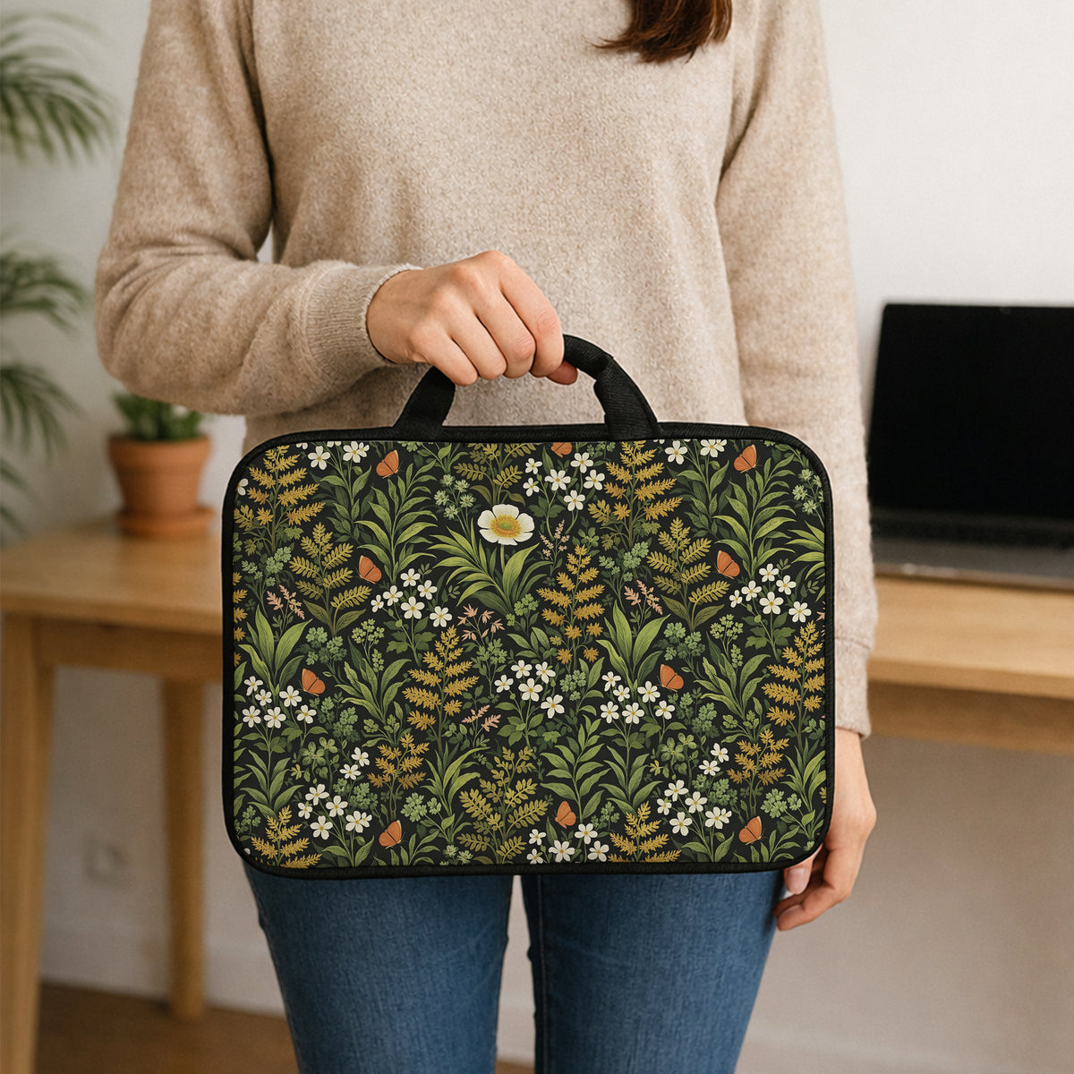 Wildflower laptop sleeve & bag
