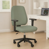 Sage Green Office Chair Cover - Chair Covers - Deskneko - Desk Chair Covers