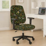 Wildflower garden desk chair cover