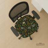 Wildflower garden desk chair cover