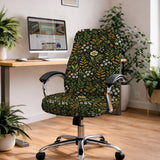 Wildflower garden desk chair cover