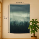 Misty forest noren door curtain