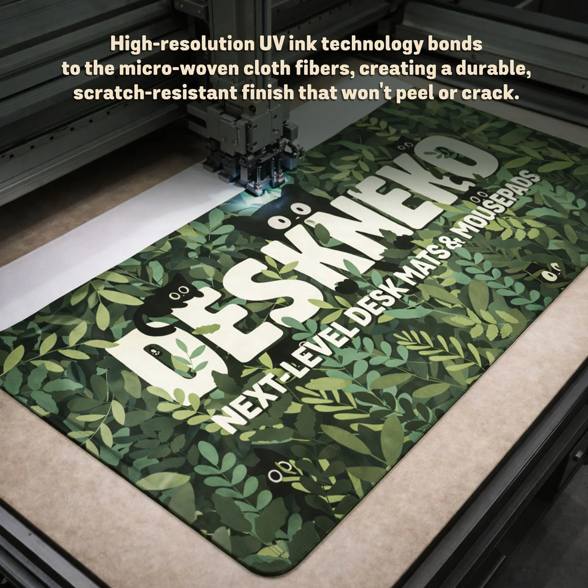 Frog garden deskmat