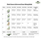 Sage Green Office Chair Cover - Deskneko