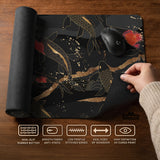 Koi waves desk mat