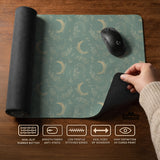 Celestial moon desk mat