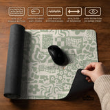 Positive affirmations desk mat mousepad