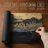 Gold abstract mousepad