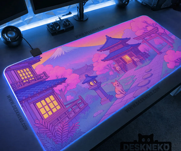 Pastel Sakura Anime Mousepad - Deskneko