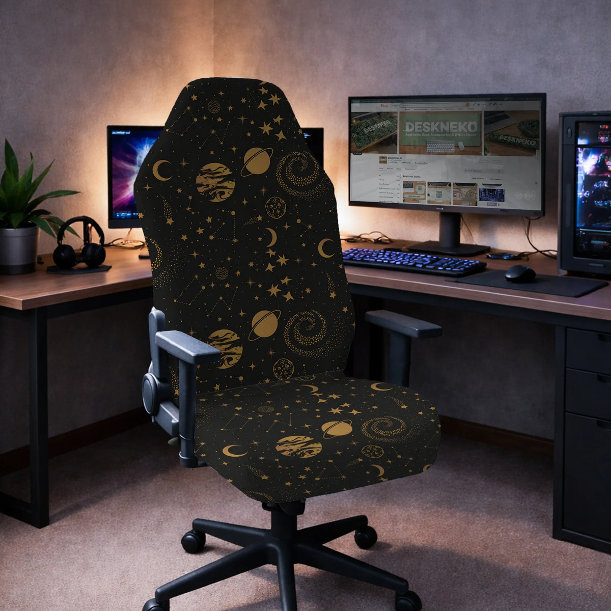 Celestial chair cover