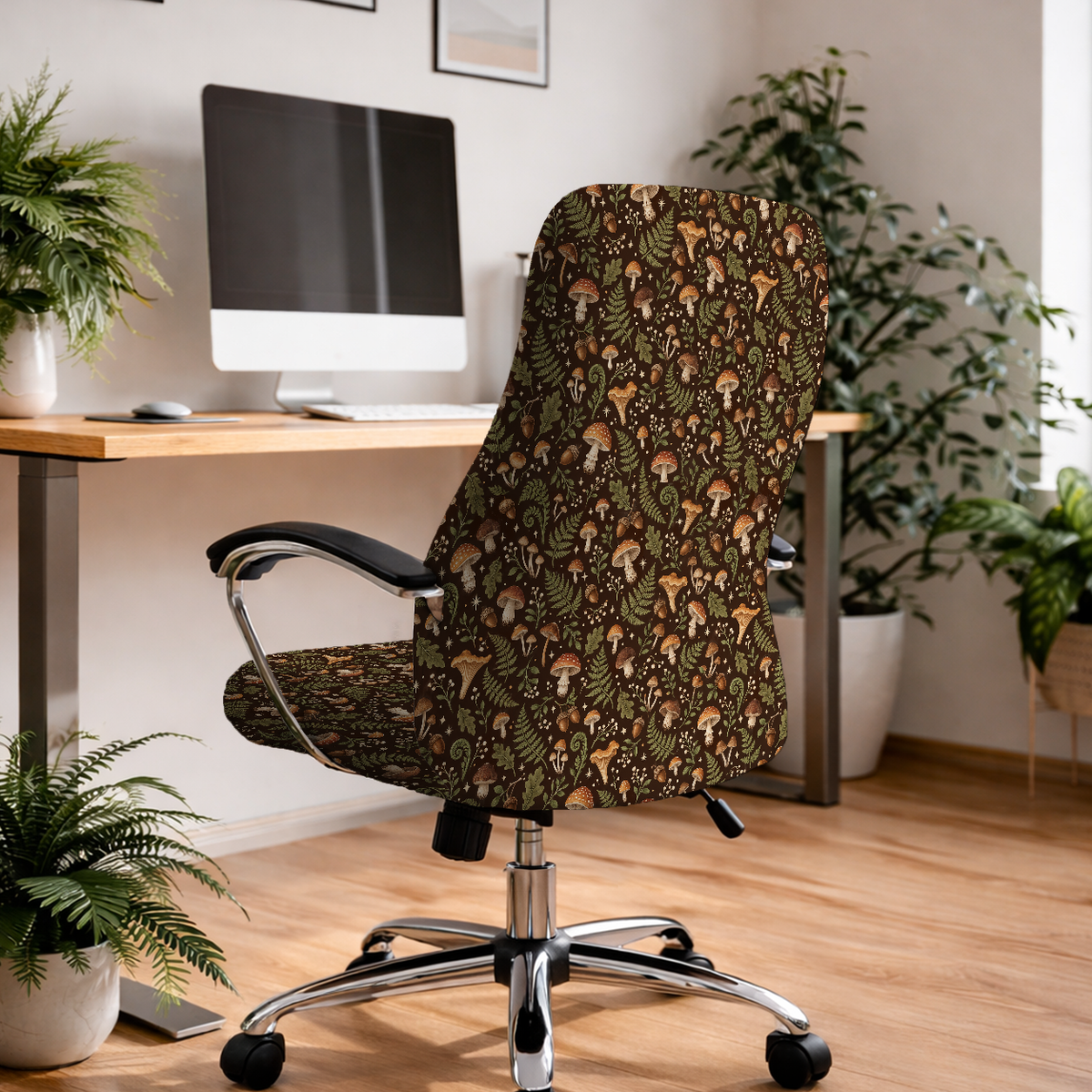 Amber Mushroom Grove executive chair; selected cover option only, chair not included.
