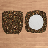 Amber Mushroom Grove flat lay construction; selected cover option only, chair not included.