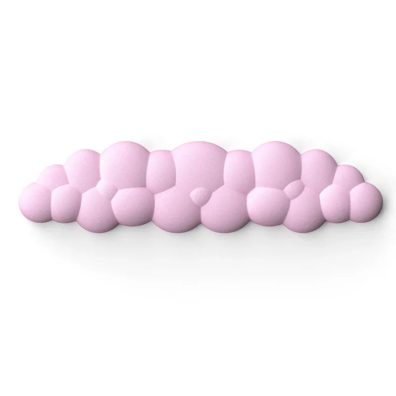 Cloud Keyboard Hand Wrist Rest Memory Foam Silicone Leather Mouse Pad Wristband Pad - Deskneko