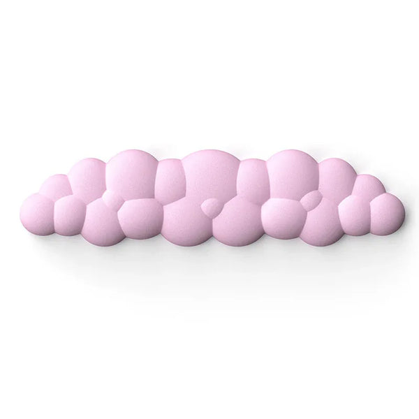 Cloud Keyboard Hand Wrist Rest Memory Foam Silicone Leather Mouse Pad Wristband Pad - Deskneko