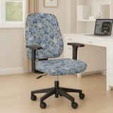 Blue Hydrangea Drift seat and back; selected cover option only, chair not included.