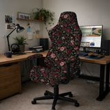 Burgundy Night Roses gaming hero; selected cover option only, chair not included.