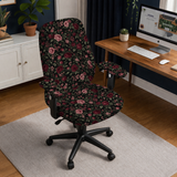 Burgundy Night Roses medium chair alternate; selected cover option only, chair not included.