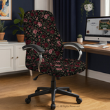 Burgundy Night Roses high back chair; selected cover option only, chair not included.