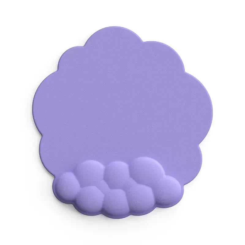 Cloud Keyboard Hand Wrist Rest Memory Foam Silicone Leather Mouse Pad Wristband Pad - Deskneko
