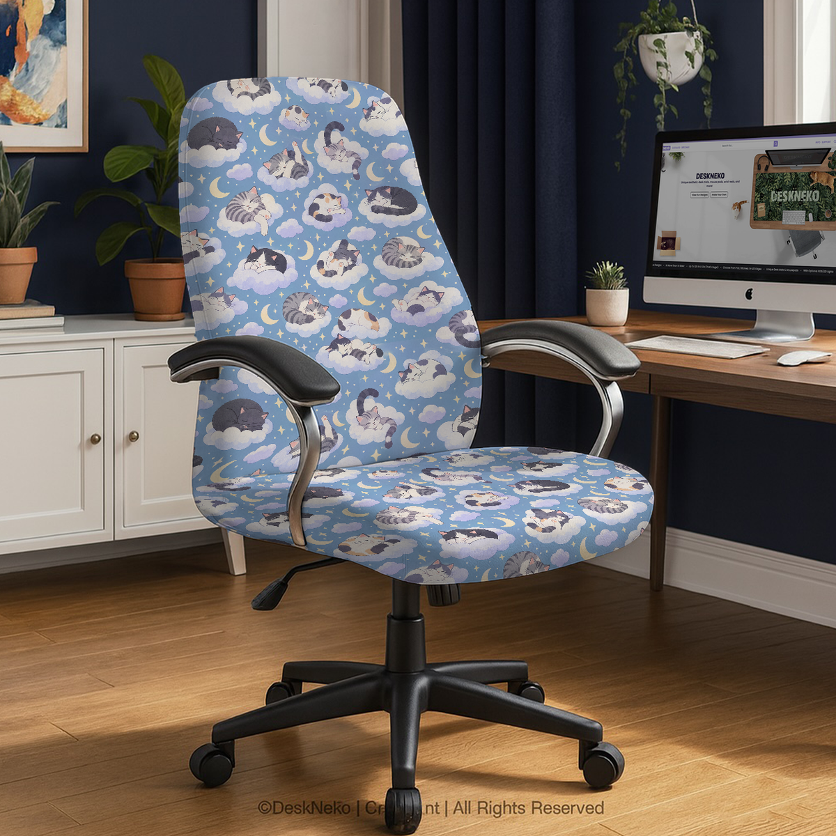 Cloud Cat Nap high back chair; selected cover option only, chair not included.