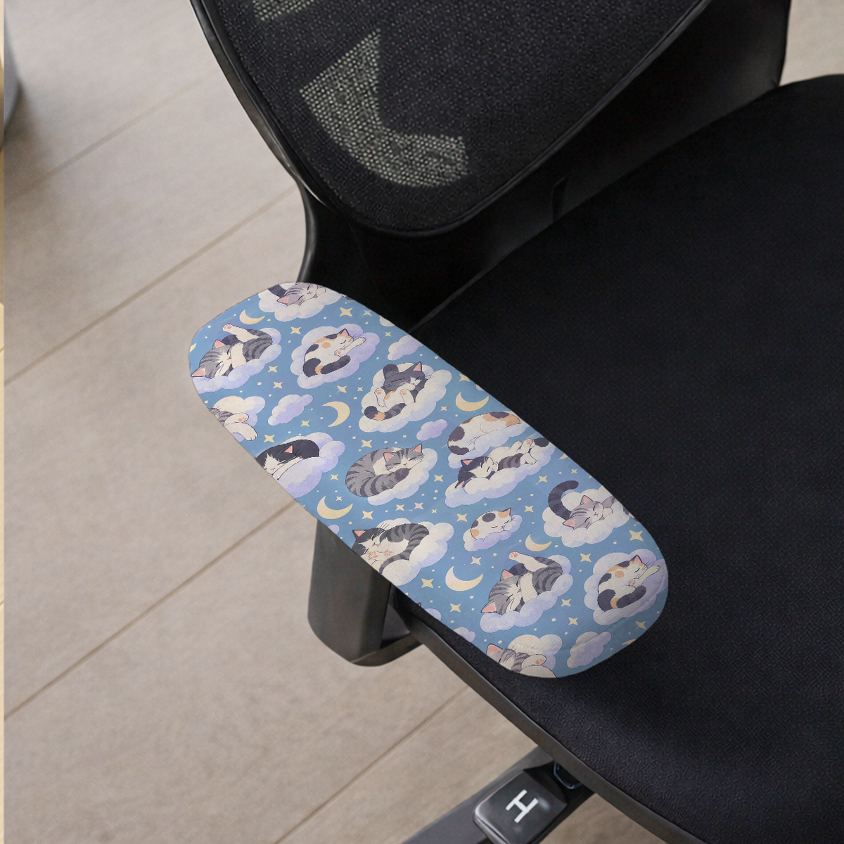 Cloud Cat Nap armrest cover detail; selected cover option only, chair not included.