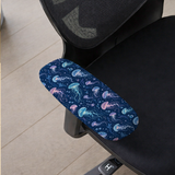 Cosmic Jellyfish armrest cover detail; selected cover option only, chair not included.