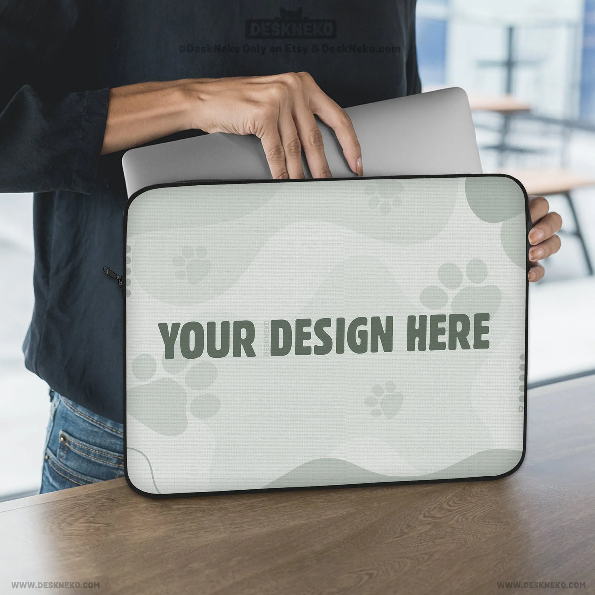 Custom laptop sleeve