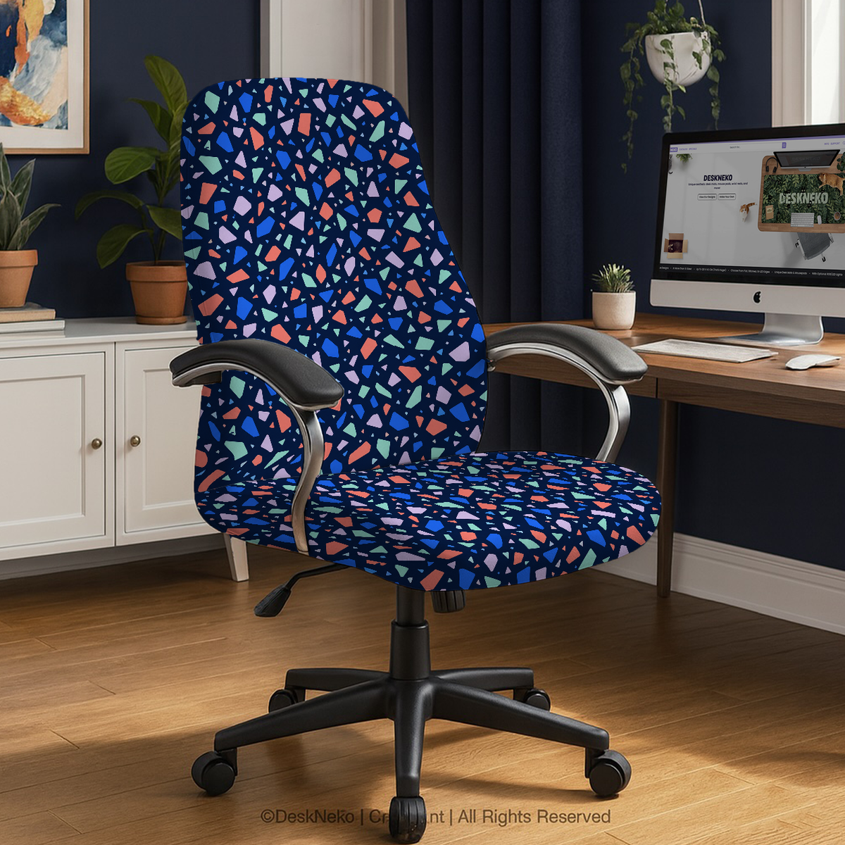 Electric Terrazzo high back chair; selected cover option only, chair not included.