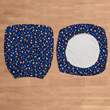 Electric Terrazzo flat lay construction; selected cover option only, chair not included.